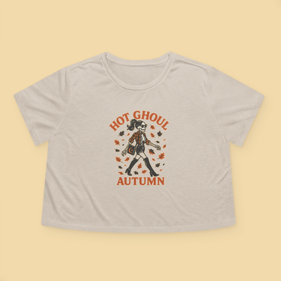 Hot Ghoul Autumn Flowy Crop Top