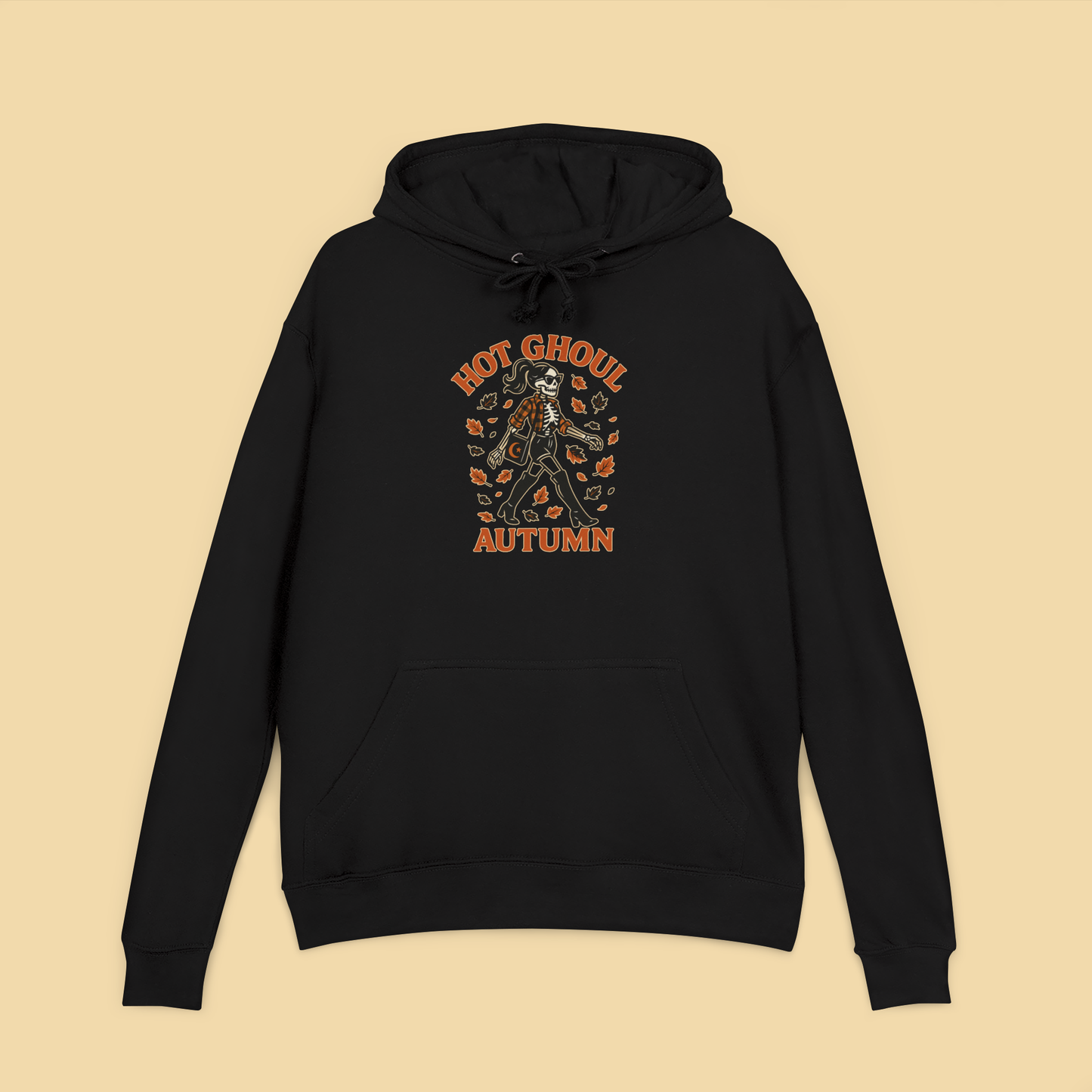 Hot Ghoul Autumn Skeleton Hoodie alternate view 2