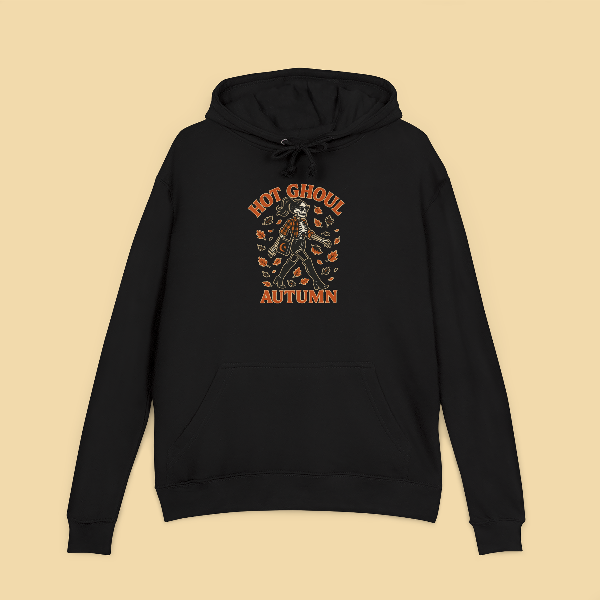 Hot Ghoul Autumn Skeleton Hoodie alternate view 2