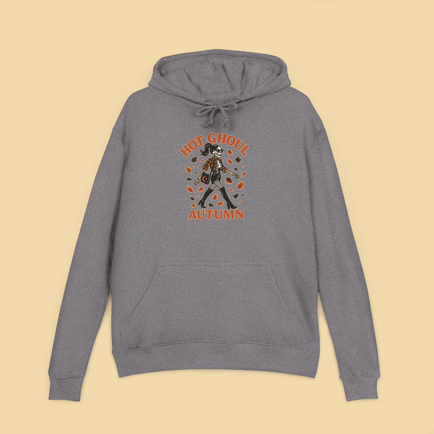 Hot Ghoul Autumn Skeleton Hoodie alternate view 5