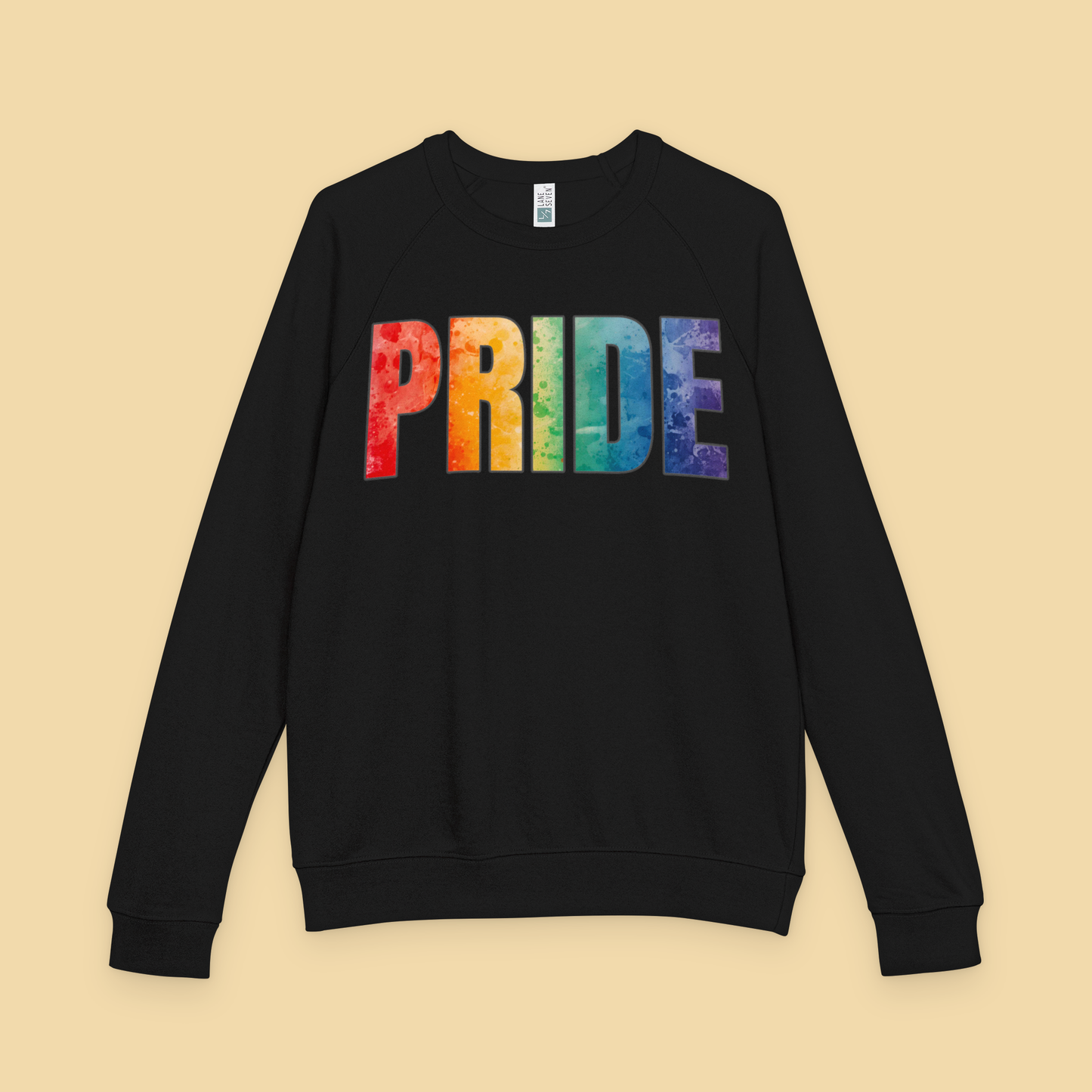 PRIDE Rainbow LGBTQ+ Block Letter Sweatshirt