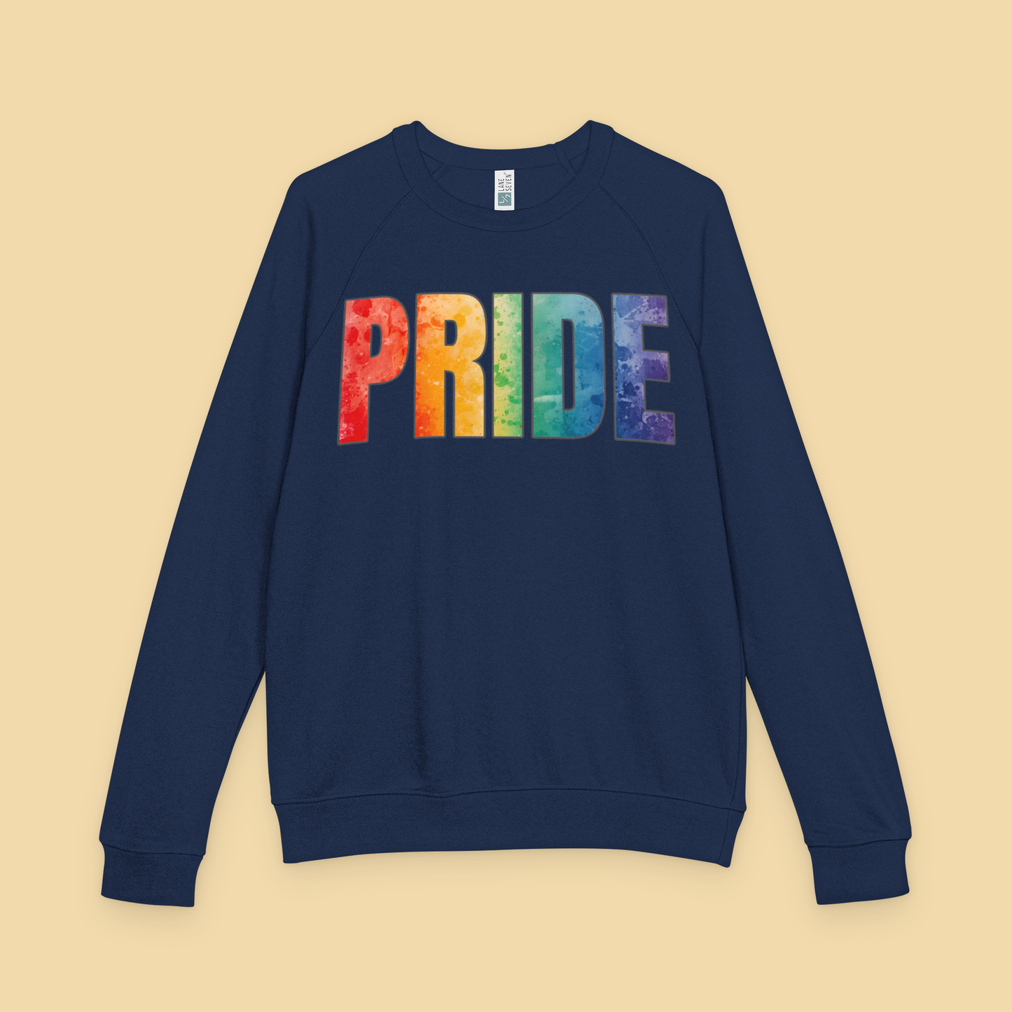 PRIDE Rainbow LGBTQ+ Block Letter Sweatshirt