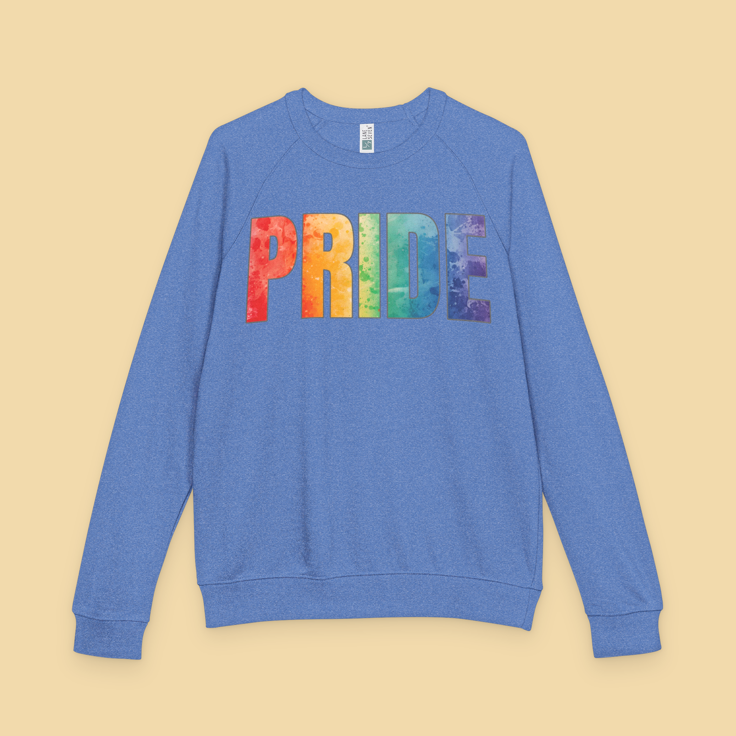 PRIDE Rainbow LGBTQ+ Block Letter Sweatshirt