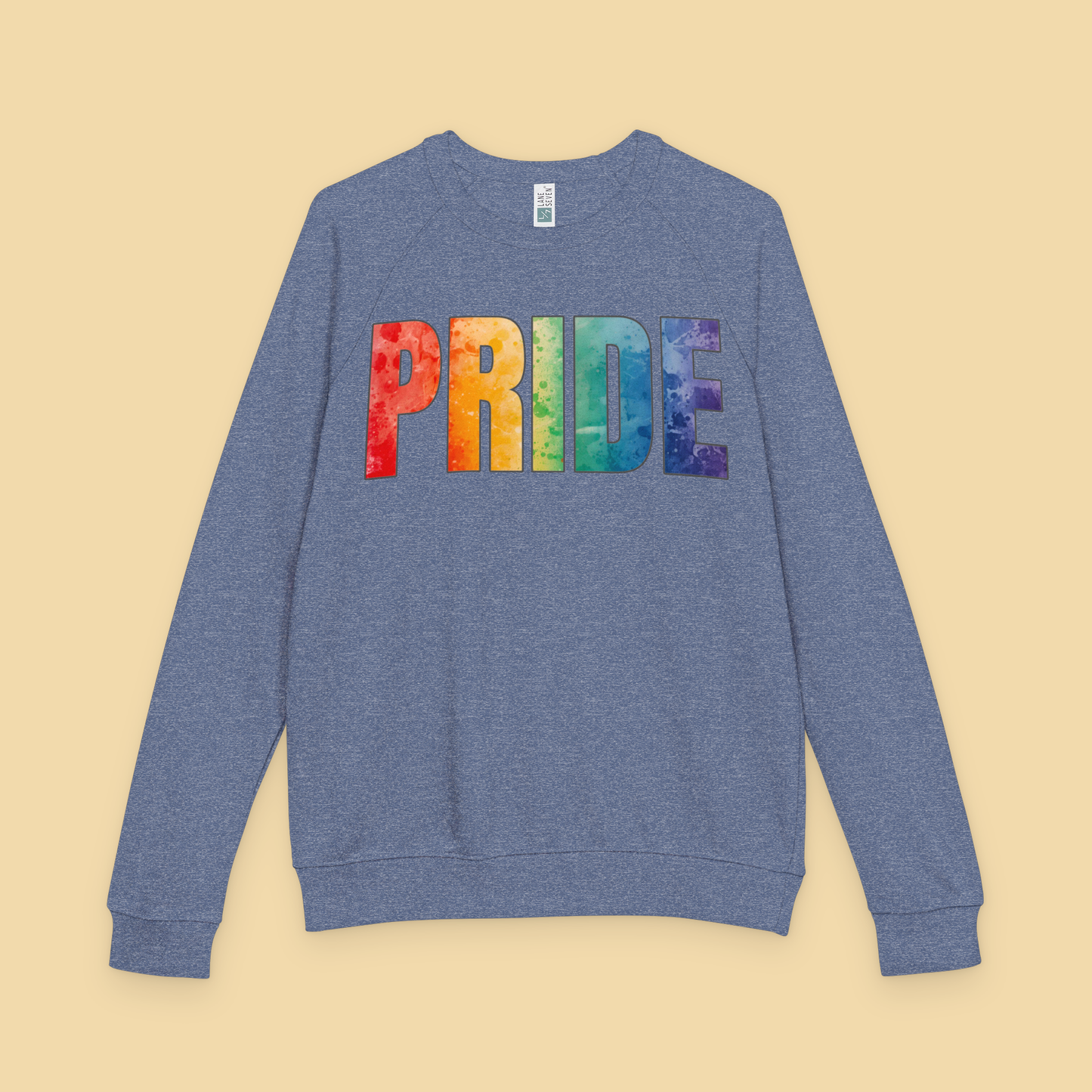 PRIDE Rainbow LGBTQ+ Block Letter Sweatshirt