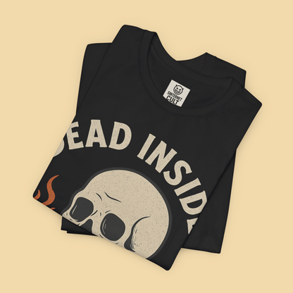 Dead Inside Skeleton Coffee Shirt