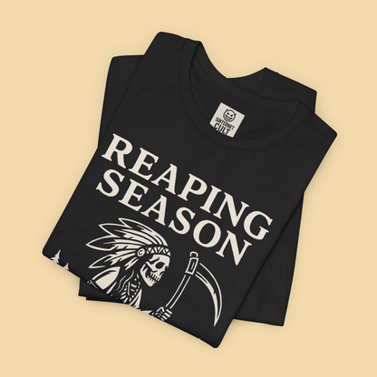Reaping Season Native American Reaper Skeleton Fall Shirt