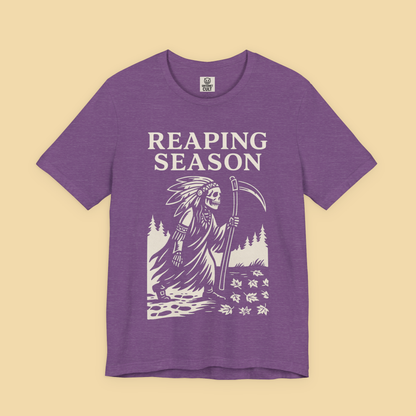 Reaping Season Native American Reaper Skeleton Fall Shirt