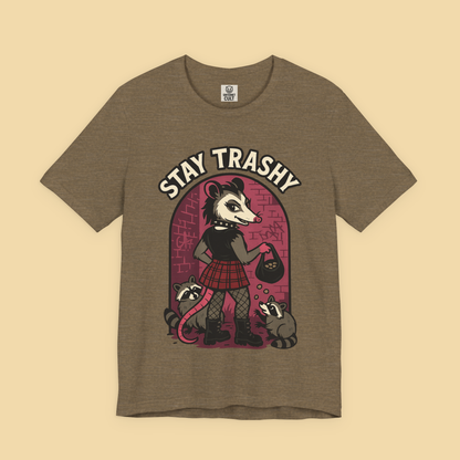 Goth Possum Feeding Raccoons Shirt