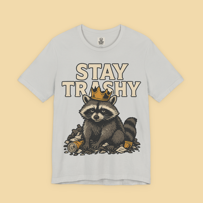 Raccoon King on a Throne of Trash Shirt