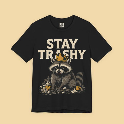 Raccoon King on a Throne of Trash Shirt