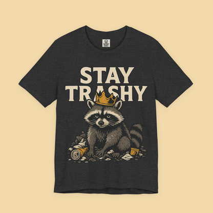 Raccoon King on a Throne of Trash Shirt
