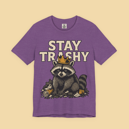 Raccoon King on a Throne of Trash Shirt