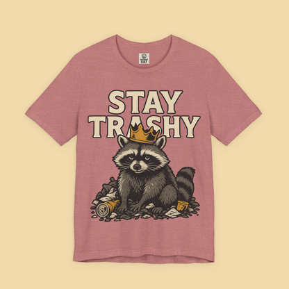 Raccoon King on a Throne of Trash Shirt