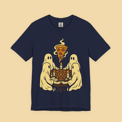 Ghost Seance Conjuring Pizza Shirt