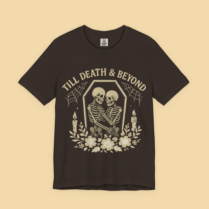 Till Death and Beyond Skeleton Couple Shirt