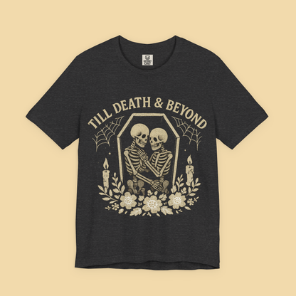 Till Death and Beyond Skeleton Couple Shirt