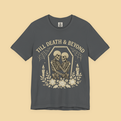 Till Death and Beyond Skeleton Couple Shirt