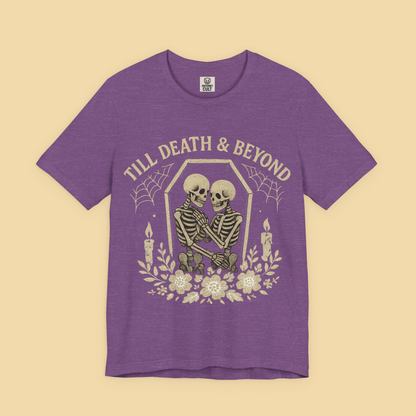 Till Death and Beyond Skeleton Couple Shirt