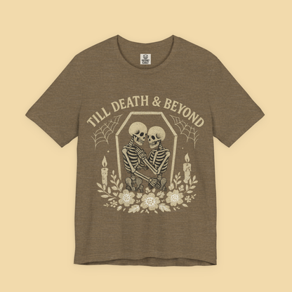 Till Death and Beyond Skeleton Couple Shirt