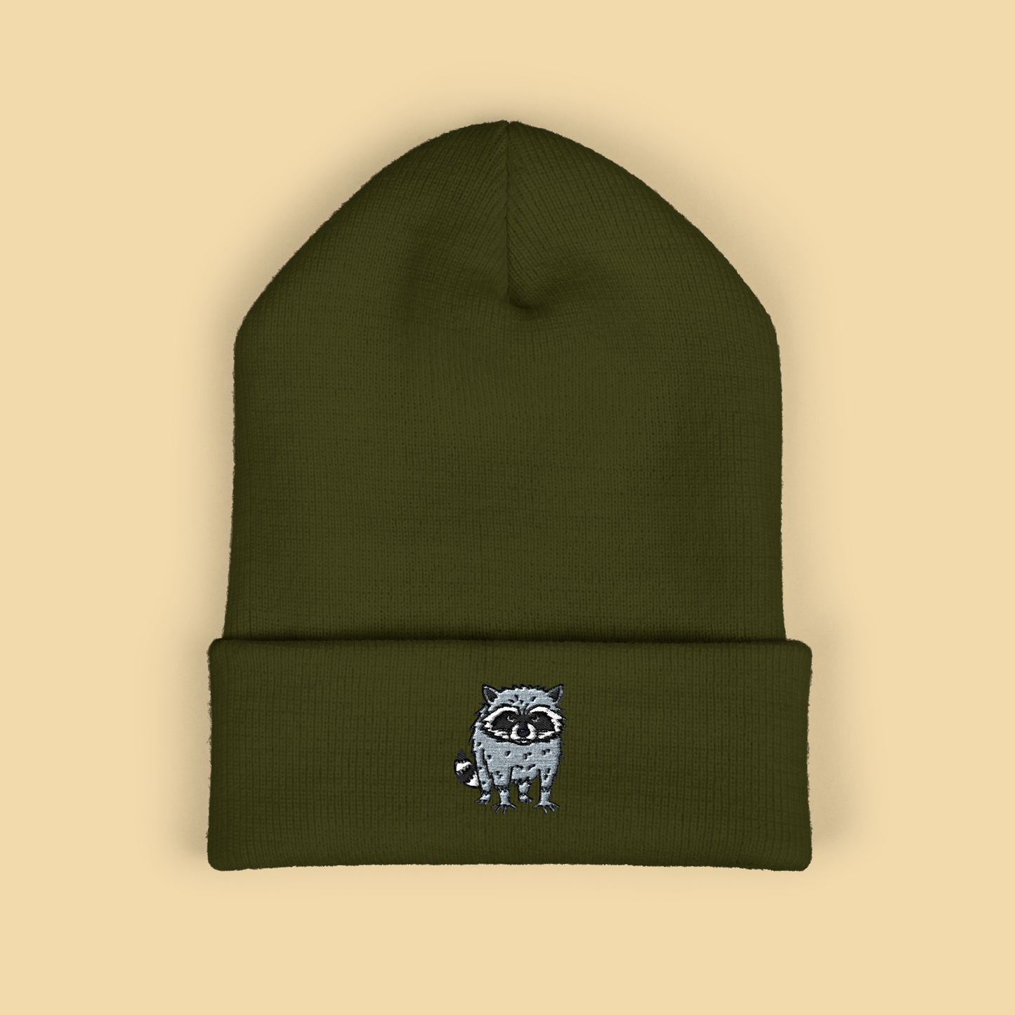 Raccoon Trash Panda Beanie