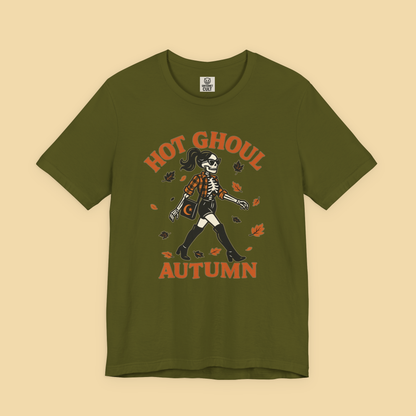Hot Ghoul Autumn Skeleton Shirt