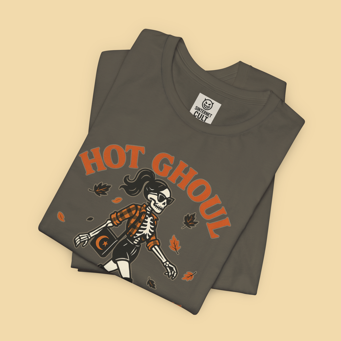 Hot Ghoul Autumn Skeleton Shirt