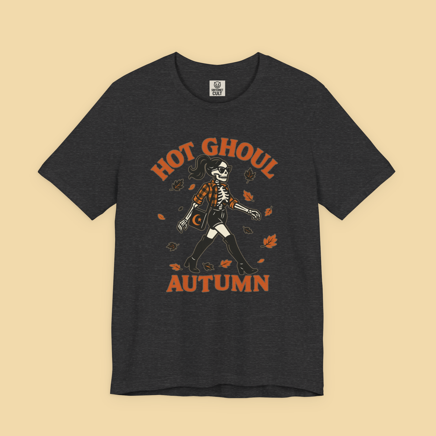 Hot Ghoul Autumn Skeleton Shirt