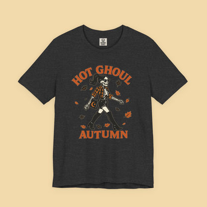 Hot Ghoul Autumn Skeleton Shirt