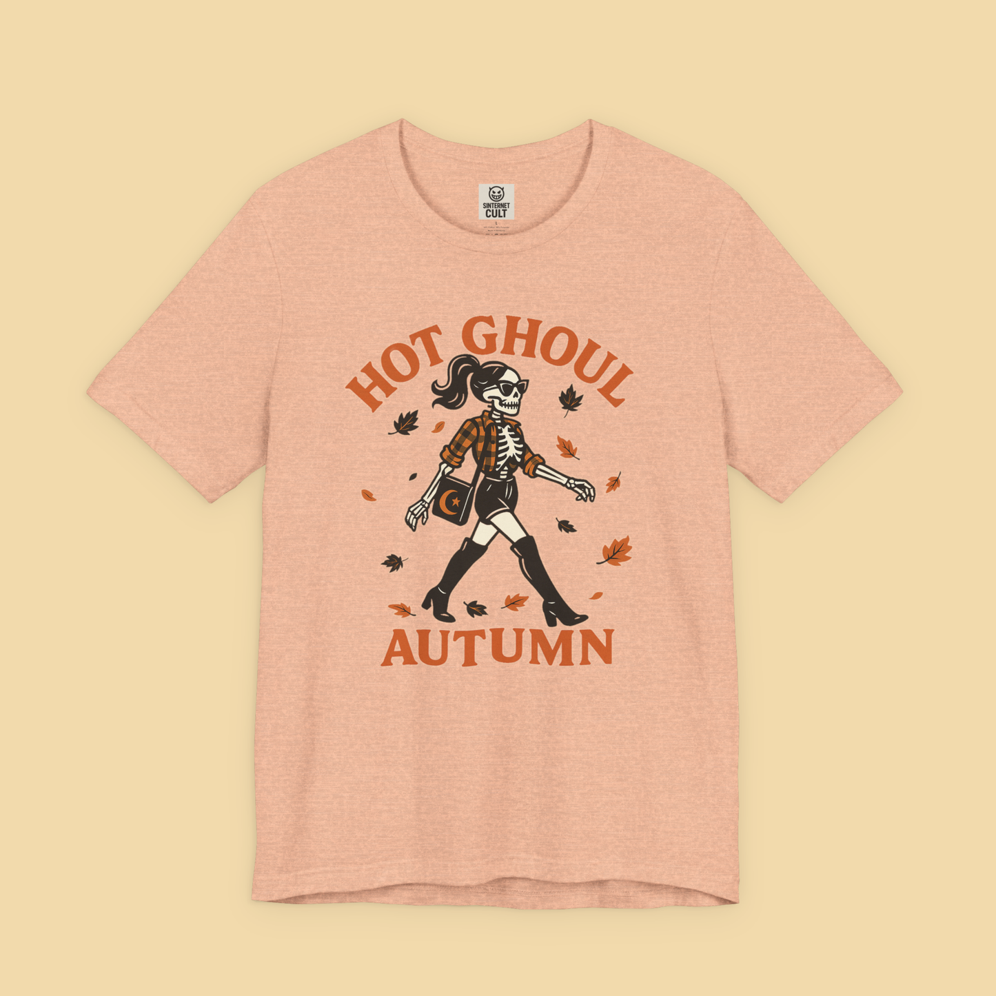 Hot Ghoul Autumn Skeleton Shirt