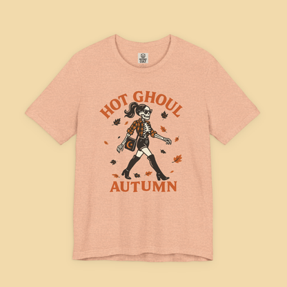 Hot Ghoul Autumn Skeleton Shirt