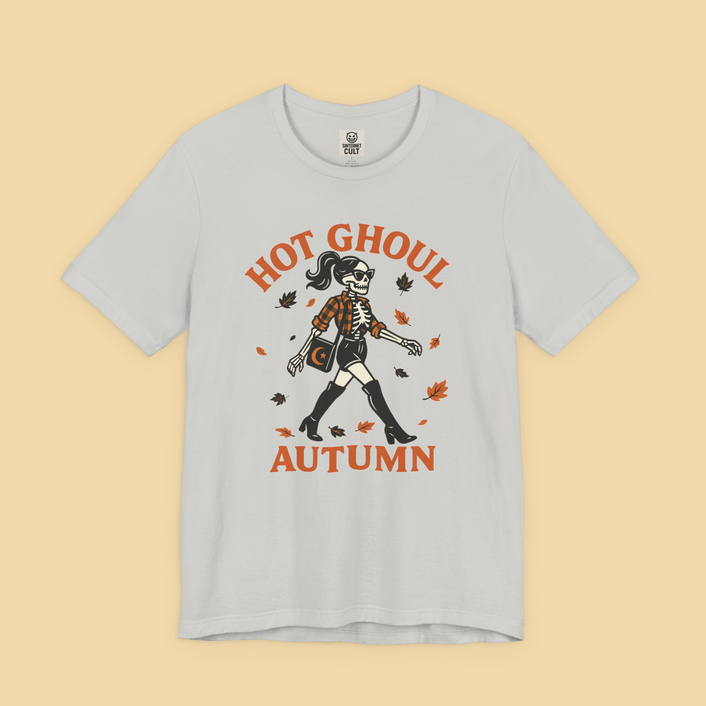Hot Ghoul Autumn Skeleton Shirt